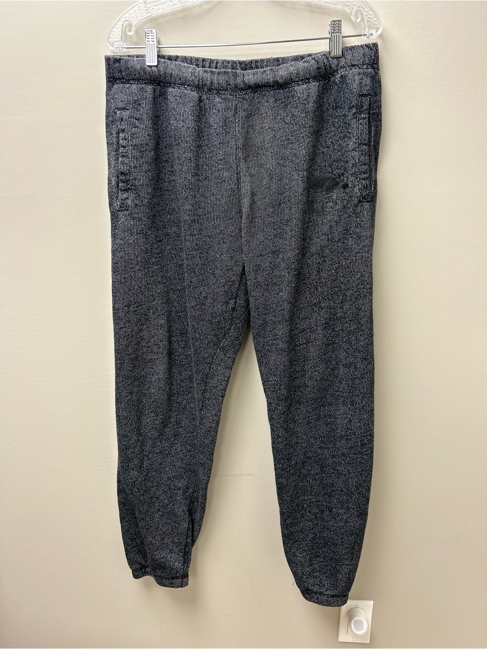 Roots Men’s Black Salt & Pepper Sweatpants
